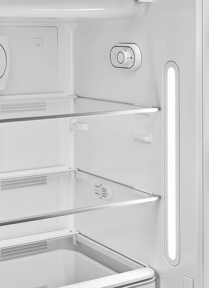 SMEG FAB28RWH6 Отдельностоящий однодверный холодильник,стиль 50-х годов, 60 см, белый, петли справа