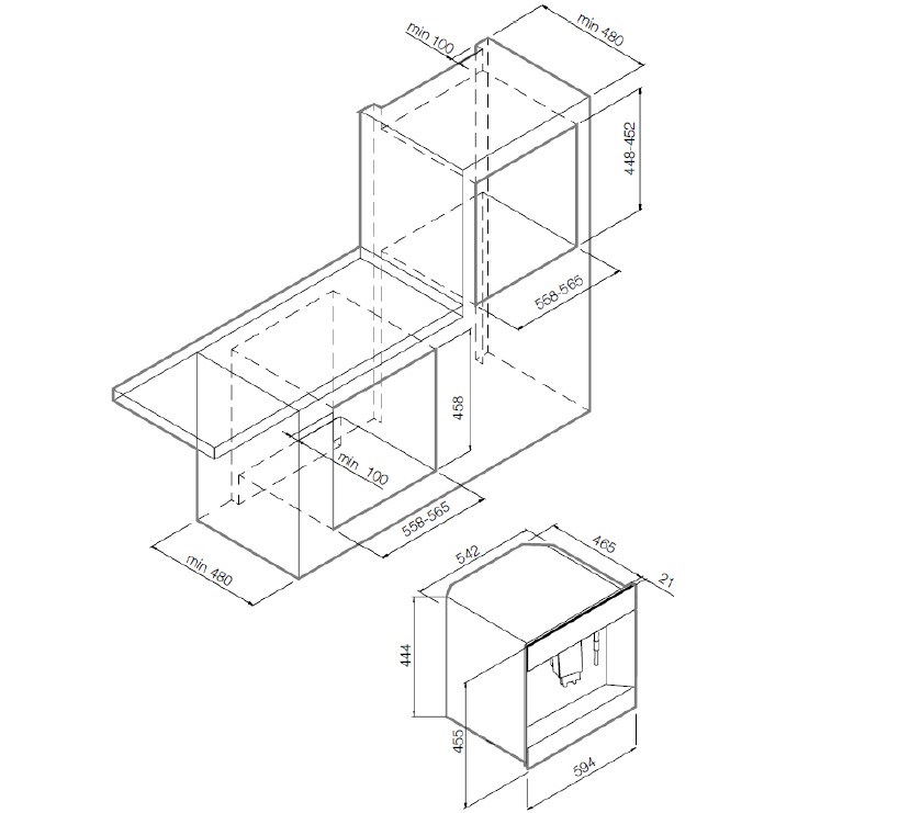 Компактная кофемашина Graude KV 45.0 SE