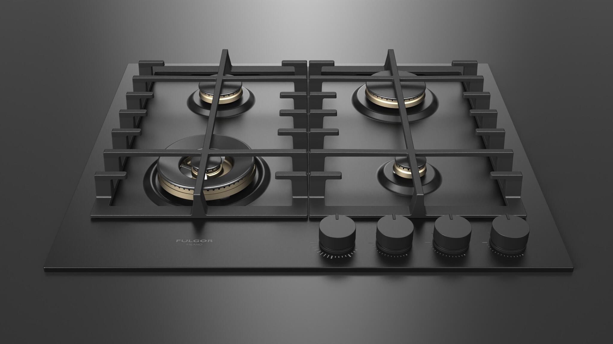 Газовая варочная панель Fulgor Milano FUH 604 G DWK MBK