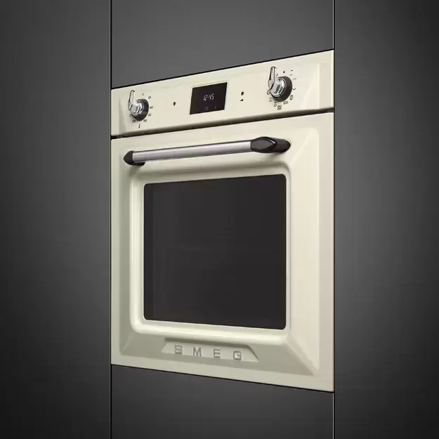SMEG SOP6900TP Многофункциональный духовой шкаф c пиролизом, 60 см, 9 функций, цвет кремовый